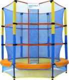 Machrus Bounce Galaxy Toddler Mini Trampoline 60” with Enclosure Net