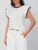 Women’s Contrast Binding Ruffle Sleeve Vest Crew Neck Knit Sweater Pullovers