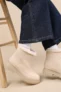 Women’s Makie Cream Faux Fur Booties