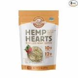 8-Pack Manitoba Harvest Hemp Hearts, Shelled Hemp Seeds – 8oz