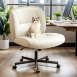 Modern Criss Cross Office Chair with Wheels