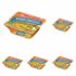 Creative Co-Op 2-Tier Wood & Metal Round Trays with Rooster Top
