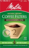 12-Pack 40-Count Melitta #2 Cone Coffee Filters, Unbleached