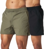 2-Pack Men’s 5 Inch Swim Trunk’s with Liner