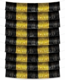 9-Pc Beistle Metallic Fringe Garland Backdrop, 9.75″ x 6′