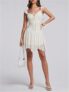 Women’s Lace Asymmetrical Hem Short Dress
