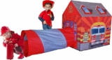 Fire Station Play Tent with Tunnel