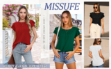 Women’s Ruffle Sleeve Top
