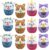 12-Pack Animal Bubble Tea Squeezy Bead Plush Ball – 3″