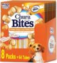 8-Pack 8-Count INABA Churu Bites for Dogs, Grain-Free, Soft/Chewy Baked Chicken Wrapped Churu Filled Dog Treats with Vitamin E