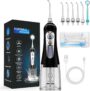 Cordless Water Flosser with 6 Tips & Storage Case