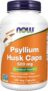 500-Count NOW Supplements, Psyllium Husk Caps 500mg