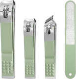 4-Pc Nail Clipper Set w/ Stainless Steel File
