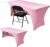 2 Pack Fitted Pink Tablecloth-Spandex