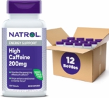 12-Pack 100-Count Natrol High Caffeine Tablets, 200mg