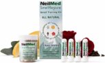 NeilMed Smell Restore – All Natural Smell Training Kit with 4 Separate Essential Oil Inhalers. Eucalyptus, Rose, Lemon and Clove
