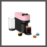 Nespresso 25.4 oz Espresso Maker Machine Pink Vertuo Pop Coffee DeLonghi Pods