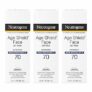 3-Pack Neutrogena Age Shield Face Oil-Free Sunscreen Lotion with Broad Spectrum SPF 70, 3 fl. oz