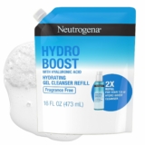 Neutrogena Hydro Boost Hydrating Gel Facial Cleanser Refill with Hyaluronic Acid, 16 fl. oz