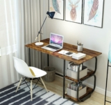 Computer Desk with Storage for Bedroom, 47.2Inch