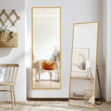 64 x 21 Inch Full Length Mirror, Aluminum Alloy Frame