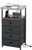 Nightstand with Charging Station