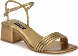 Nine West Womens Bernise Block Heel Sandals