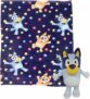 2-Pc Northwest Bluey Character Hugger Pillow & Silk Touch Throw Blanket Set, 40″ x 50″