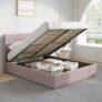 Novilla King Bed Frame with Lift Up Storage