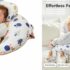 2-in-1 Reversible Infant Car Seat Insert for Newborn, Mink Dot Baby Car Seat Head & Body Support with Cotton Filled