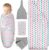 5-Pc Baby Swaddle, Blanket, Hat, Bib, & Burp Cloth Set