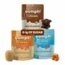 3-Pack Oomph! Sweets Low Sugar Dark Chocolate, Sea Salt Caramel and Peanut Butter Taffy – Keto Candy, Low Carb Snack, High Fiber for Weight Loss and Gut Health, Vegan & Gluten Free