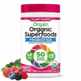 Orgain Organic Greens Powder + 50 Superfoods, Berry – 0.62lb