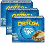 3-Pack 6-Count Ortega Taco Dinner Kit, Grande Hard & Soft