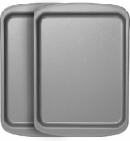 2-Pack Ovenstuff Nonstick Mini Cookie Pans, 8.5″ x 6.5″