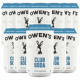 12-Pack Owen’s Craft Mixers Club Soda | Vegan & Gluten-Free Soda Mocktail and Cocktail Mixer