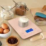 Ozeri Touch III 22 lbs (10 kg) Baker’s Kitchen Scale with Calorie Counter, in Tempered Glass