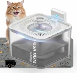 PAPIFEED Wireless Cat Water Fountain, 106oz/3L Battery Operated