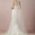 BHLDN Lace Square-Neck A-Line Hoop-Skirt Mini Dress
