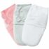 3-Pc Baby Girl Newborn Receiving Blanket with Headband and Beanie