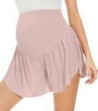 Women’s Maternity Flowy Athletic Tennis Shorts