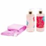 3-Pc PURE PASSION Shower kit includes Hair Band, Shower Gel 100 ml and Bubble Bath