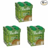 12-Pack Pacific Foods Organic Free-Range Chicken Broth, 8 oz Carton