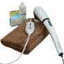 3-Pc Pain Management Bundle |  Personal Deep Tissue Massager | 4% Lidocaine Cream | Deluxe XL Moist Dry Heating Pad