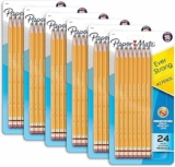 6-Pack 24-Count Paper Mate EverStrong #2 Pencils