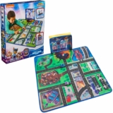 Paw Patrol: The Mighty Movie, Pup Squad Play Mat Gift Pack with Mighty Pups Chase & Vee Pup Squad Racer Toy Cars