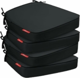 4-Pack Outdoor Chair Cushions, 17″x16″