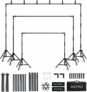 Photo Backdrop Stand Kit with Carrying Bag, 10×7.5 FT
