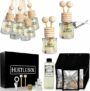 25-Pack Pine Forest Hanging Car Air Freshener and Essential Oil Diffusers with Vent Clips