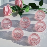 12-Pack Pink Tealight Candle Holder